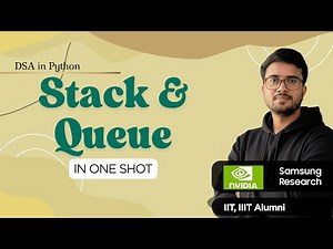2.6 Stack and Queue | DSA in Python | Hindi