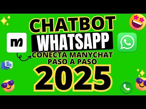 Conecta WhatsApp a ManyChat - Chatbot Gratis | Actualizado 2025 🚀