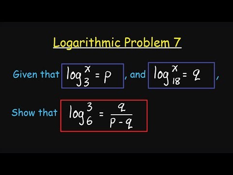 #17 Example 7: Logarithm problem, proof! #OutekMath #mathematics #maths #math
