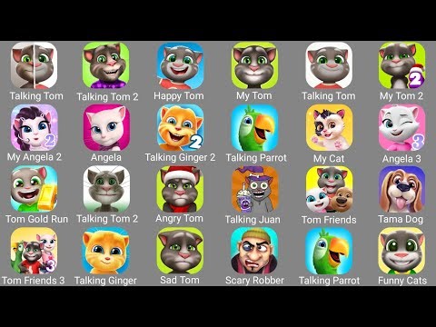 Talking Tom,My Tom,Talking Tom 2,Tom Gold Run,My Angela,Talking Ginger,Talking Ben,My Angela 2