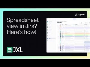 Demo: How to get sheets view in Jira with JXL