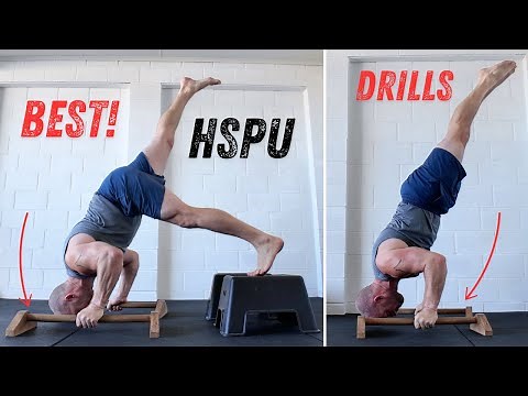 The Best HSPU Progressions For Parallettes