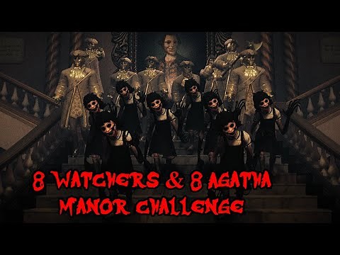 8 Watchers & 8 Agatha in Manor Challenge! | Dark Deception