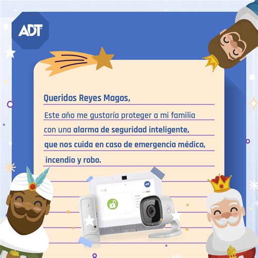 Los Reyes Magos👑 te dejaron una promoción única en ADT para que este 2024 cumplas tu propósito de cuidar de los que más quieres. Descúbrela aquí 👉https://bit.ly/3YeKNxJ | ADT México