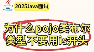 【Java面试最新题】为什么pojo类布尔类型不要用is开头？