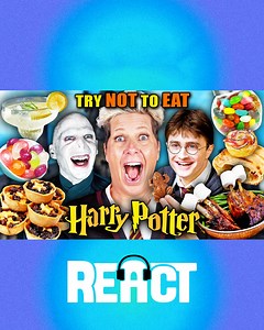 12K reactions · 1.3K shares | We tried not to eat food from Harry Potter! | People Vs Food By React | Facebook