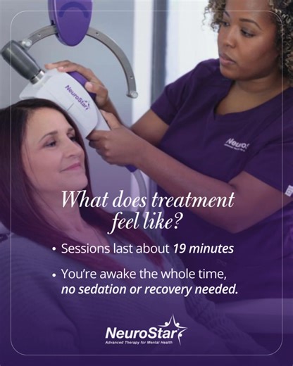 Curious how NeuroStar works? Our FDA-cleared TMS therapy uses targeted magnetic pulses to activate the areas of the brain that affect mood. It’s a non-drug, non-invasive option for people with major depressive disorder, especially when other treatments haven’t worked. Each session is brief, and most patients return to normal activities right after. Here’s what you can expect from NeuroStar, step by step. 💡Schedule a consultation today to learn more! #HowNeuroStarWorks #FDAcleared #YouAreNotAlon