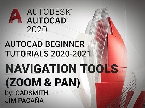 How to Zoom and Pan in Autocad 2021 (Basic Navigation Tools by CADSMITH)