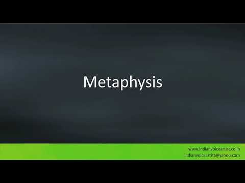 Pronunciation of the word(s) "Metaphysis".