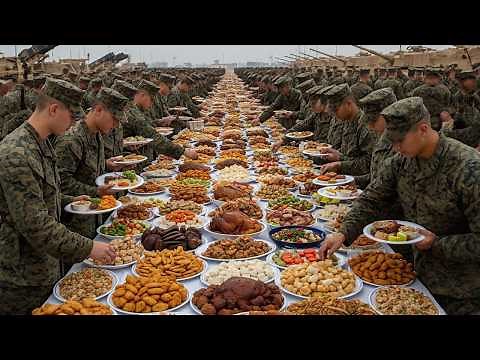 How 27,781 Meals Are Prepared Every Day at a U.S. Military Base and Academy