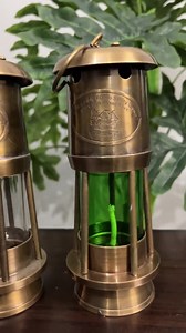 Vintage Brass Miner’s Lamp – Nautical Flame Safety Lantern – Home Decor or Collector’s Piece - Etsy