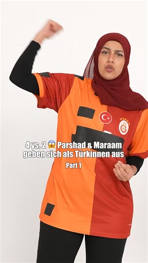 Parshad on Instagram: "4 vs. 2 😱 Parshad & Maraam geben sich als Türkinnen aus Part 1 @maraamharaam #reels #instagramreels #unterhaltung #viralreels"