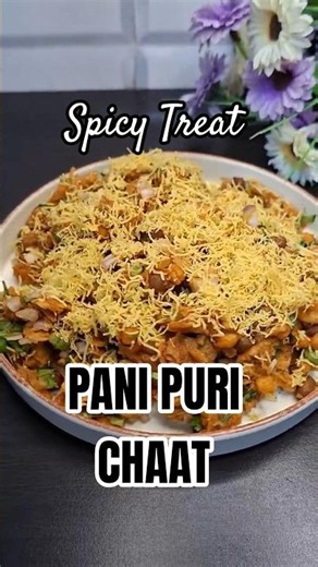 Street Style Chur Mur Chaat | Pani Puri Chaat at Home | Easy & Chatpata Snack Recipe