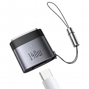 Mcdodo 140W USB-C to Magsafe 3 Adapter with Lanyard, Portable and Lightweight Magsafe to USB C Adapter Fit for MacBook Pro(M1-M5, 2021-2025) 14"/16", MacBook Air(M2-M5, 2022-2025) 13"/15"