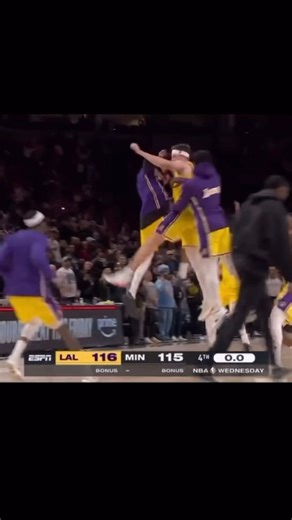 AUSTIN REAVES… ICE COLD GAME WINNER 🤯🔥 #Lakers