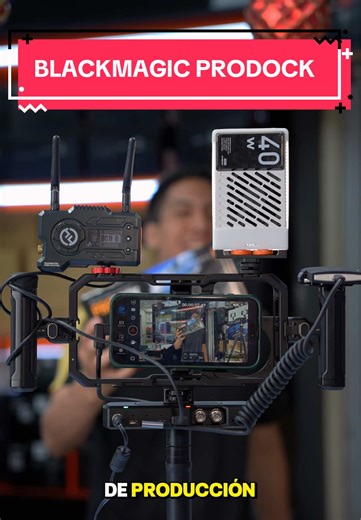 🔥Blackmagic ProDock es compatible con iPhones con iOS 26, específicamente con estos modelos Pro y Pro Max: iPhone 15 Pro, 15 Pro Max, 16 Pro, 16 Pro Max, 17 Pro y 17 Pro Max. #blackmagic #prodock #creadoresdecontenido #streaming #kick