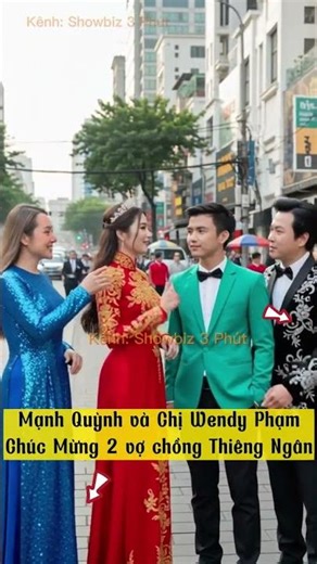Manh Quynh attends Ngan and Tam's wedding #manhquynh #phinhung #news #showbiz #entertainment #thi...