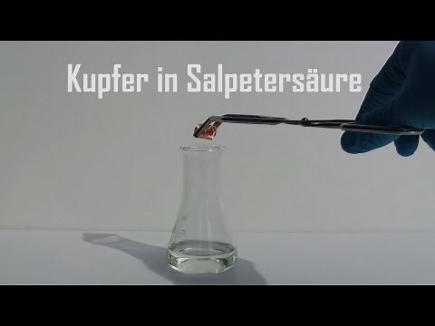 Kupfer in Salpetersäure (copper in nitric acid) [HD+]