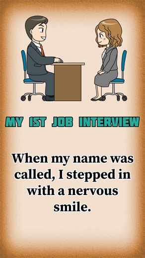 My First Job Interview | Short English Story | Motivational & Inspiring