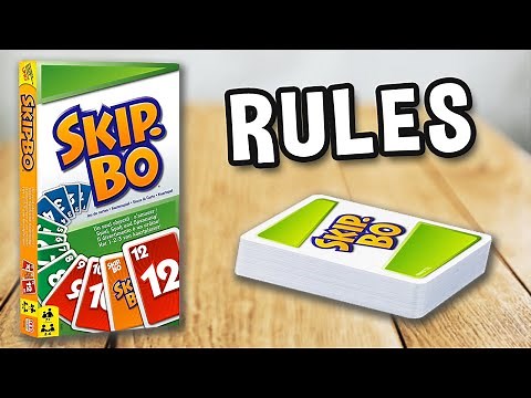 how to play SKIP BO card game (official rules and gameplay) | SPIELREGELN TV Mattel Games