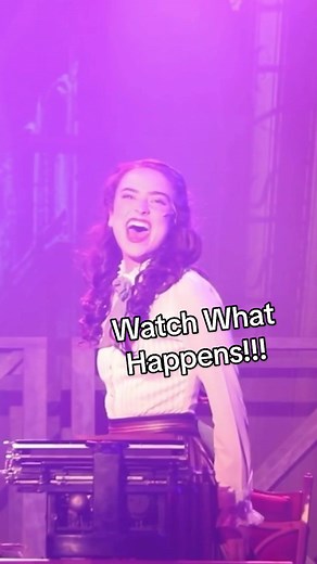 A few people asked for more clips from Newsies… so here’s the last day of our run! I loved adding that little glitter to “might win” like two weeks before we closed lmao #belting #musicaltheatre #broadway #newsies #jeremyjordan #katherineplumber #karalindsay