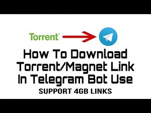 How To Download Torrent/Magnet Link In Telegram Bot Use And 4GB Support || 2024