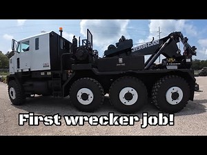 Big HET M1070 Wrecker gets put to work! Big job! #offroadwrecker #heavyrescue