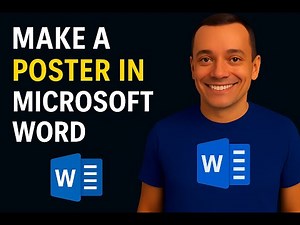How to Make a Stunning Poster in Word (No Design Skills Needed)