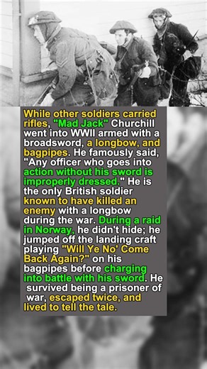 The Man Who Brought a Sword to a Gunfight! ⚔️🔫 #WWII #MadJack #history #usa #militaryeverything