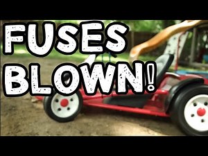 Taking the Fuses out of the Radio Flyer Ultimate Go Kart