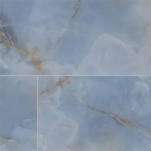 Reviews for MSI Agua Linda Polished Blue Onyx Look Porcelain Tile, 24 in. x 48 in. Floor and Wall (16 sq. ft. /Case) | Pg 1 - The Home Depot