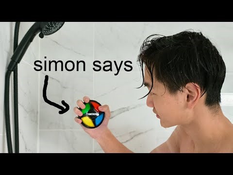 doing random BS while cold showering challenge