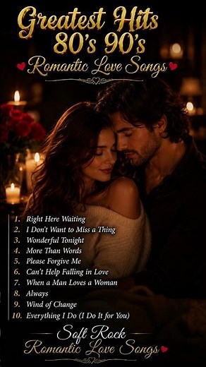 🎸Greatest Hits 80s 90s Romantic Love Songs ❤️My Love #music #love #shorts