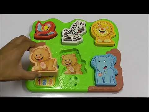 Fisher Price Laugh & Learn Zoo Animal Puzzle - FUN LEARNING PUZZLES FOR TODDLERS