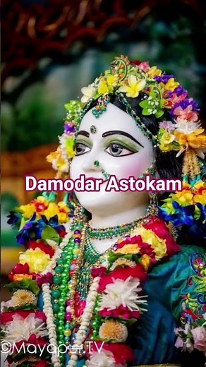 Damodar Ashtakam Full | Beautiful Kartik Month Bhajan | Hare Krishna 🙏