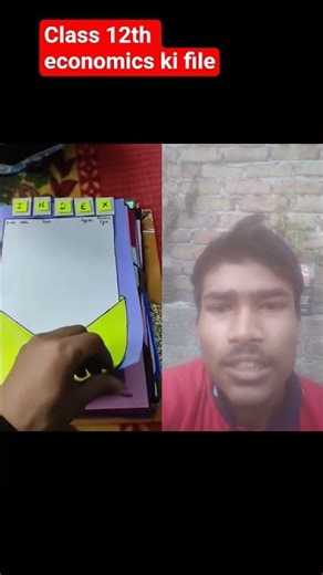 class 12th economics ki file 🗃️#trending