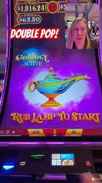Double Pop BONUS WIN on Mystery Lamp #slots #casino #jackpot