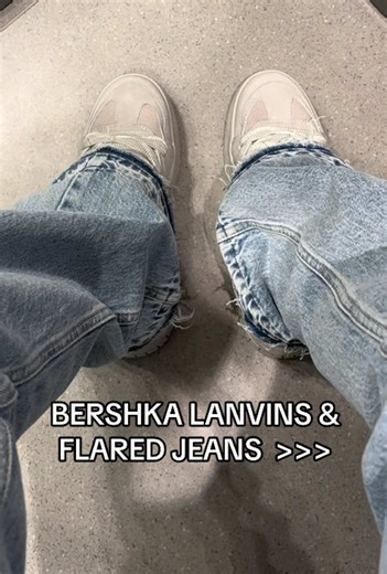 Bershka Lanvins & Flared Jeans Fashion Combo