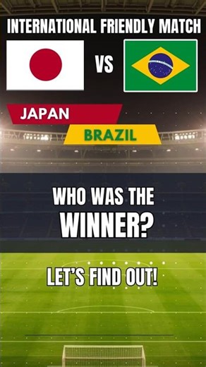 What a Game! Japan vs Brazil Had Everyone Talking 😱