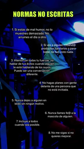 91K views · 2K reactions | Normas no escritas #normas #no #escritas #datoscuriosos #tips #lectura | DATOS Y VLOGS | Facebook