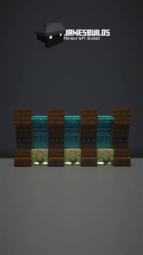 James | Minecraft Builds on Instagram: "Dark Oak & Warped Wall - Minecraft Tutorial . #minecraft #minecraftbuildings #minecrafttutorial #minecraftdesign #minecraftideas #minecraftbuilds #minecraftdaily #minecraftanimation #minecrafter #minecraftpe #minecraftjava #minecrafthouse #minecraftinspiration #minecraftart #minecraftserver"