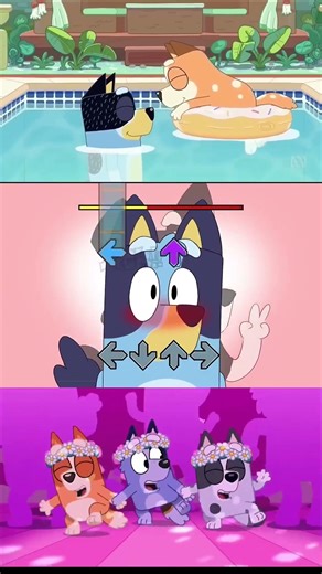 FNF My Heart Beats like a Drum With Bluey, Bingo Cover FNF