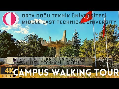 ODTÜ KAMPÜS TURU | CAMPUS TOUR OF METU | METU WALKING TOUR | Middle East Technical University Campus