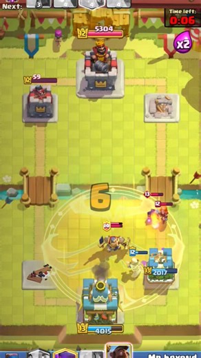 Massive Opponent Rush on Destroyed the Tower! 🔥 #clashroyale #androidgames #feedshorts #coc