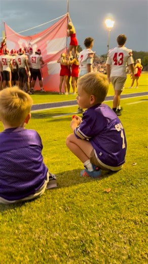 I took my boys to their first ever Friday Night High School Football game and it will be a night I remember for a long time! All 3 of us bonded in a special way and they loved every second of it as you can tell!! I think I have some future football players on my hands and nothing makes me happier as a Father who once lived for Friday Night Football under the lights!! | Chris Lane