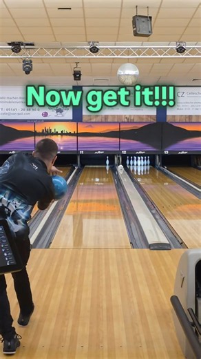 How to clear the 10th pin in Bowling. #bowlingtipps #spare #bowling