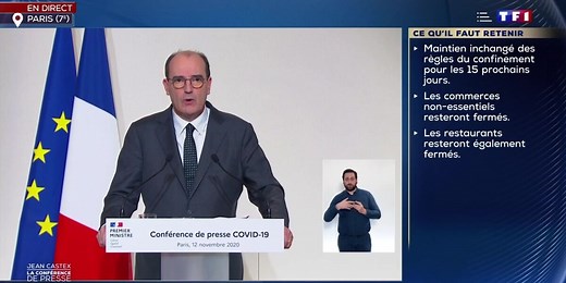 Sortie du confinement : Jean Castex explique le plan d'action possible pour le mois de décembre