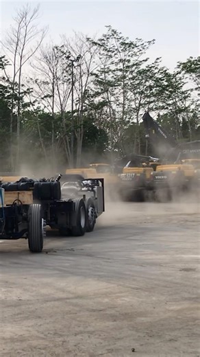 CHASSIS VOLVO B11R‼️ TEST DRIVE MANUVER CHASSIS VOLVO B11R AT PURWAKARTA YARD‼️ #chassis #volvo