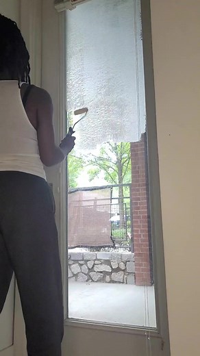 DIY Elmer's Glue Window Frosting Hack | Privacy Window Tips