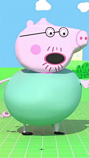 Peppa Pig Fun experiments! 🐷😄 V3 NOT FOR KIDS!! 60 Domino FPS #animation #fun #funny #meme #3danimation #peppapig #nikelodeon #cartoon #peppapigsongs